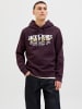 Jack & Jones Kapuzenpullover in Plum Perfect