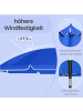 SONGMICS Sonnenschirm Sheld in Blau - (H)218x Ø200 cm