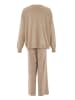 Blonda Pullover And Pants Set in Beige