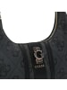 Guess Erenia Schultertasche 23 cm in coal logo