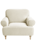 Beliani Sessel KIBERG in Beige/Braun - (W) 103 x (H) 83 x (L) 98 cm