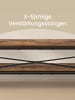 VASAGLE Kleiderständer Colten in Vintagebraun-Schwarz - (B)138 x (H)160 x (T)45 cm