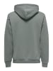 Only&Sons Weicher Kapuzen Pullover Basic Hoodie ONSCERES in Grün-2