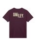 F4NT4STIC T-Shirt Smiley Light in maroon