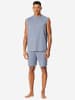 Schiesser Pyjama Modern in blaugrau