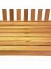 VCM  2er Sitzbank Gartenbank Landhausstil Teak Holz in Braun