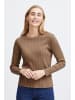 Fransa FRAMANZA TEE 1 Relaxed fit in Coca Mocha
