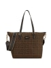 Replay Schultertasche 35 cm in brown cocoa - black