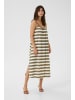 CULTURE Kleid CUbenzo A-shape in Dusky Green/White Stripe