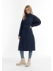 DreiMaster Vintage Damen Leichter Baumwollmantel in Dunkelmarine