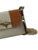 Florence Leder Umhängetasche Florence Tasche beige, braun ca. 19cm