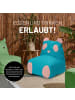 Lumaland Kindersitzsack Animal Line Panda 180l türkis/pastell pink Blau