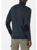 Timezone Rollkragenpullover Rippstrick Ellenbogen-Patch in Dunkelblau