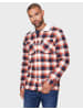Threadbare Hemd Antilles in Rust Check