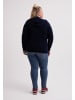 CASH-MERE.CH Hoodie in Marine Blau