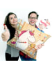 Mr. & Mrs. Panda Kissen Einhorn Künstler Design ohne Spruch in Weiß