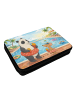 Mr. & Mrs. Panda Stiftetasche Panda Schwimmbad Pommes Design ohn... in Weiß