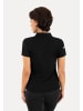 SMILODOX Poloshirt Basic Soreya in Schwarz