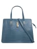 Cluty Handtasche echt Leder in blau