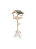relaxdays Vogelfutterhaus in Natur - (B)36 x (H)121 x (T)30 cm