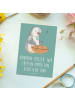Mr. & Mrs. Panda Postkarte Handpan Spieler mit Spruch in Meeresbrise