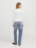 JJXX Langarm-T-Shirt in Bright White