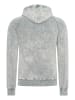 Rusty Neal Verwaschener Kapuzenpullover Regular Fit in Grau