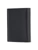 oxmox Leather Geldbörse RFID Schutz Leder 13 cm schwarz-freedom cross