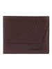 Piquadro Carl Geldbörse RFID Schutz Leder 11 cm in dark brown