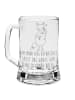 Mr. & Mrs. Panda Maßglas Fuchs Lord mit Spruch in Transparent