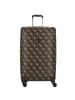 Guess Berta 4 Rollen Trolley 77 cm in brown logo