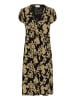 Kaffe Jerseykleid BPhelen Regular fit in Black/Big Yellow Flowers