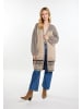 VIRITA Women Cardigan in Beige Mehrfarbig