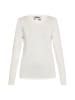 Sidona Damen Pullover in Wollweiss