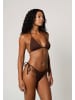 Moda Minx Bikinihose Scrunch Tie Side Bikini Bottom in Coffee