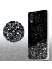 cadorabo Hülle für Samsung Galaxy A02 / M02 Glitter in Schwarz mit Glitter