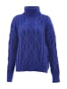myMo Damen Rollkragenpullover in KÖNIGSBLAU