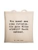 Mr. & Mrs. Panda Einkaufstasche Spruch Juristin Humor mit Spruch in Creme