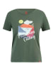 Krimson Klover Top Alia Graphic Shortsleeve in Mountains