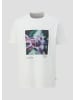 QS T-Shirt in 01D0_weiß