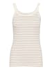 Kaffe T-shirt KAliddy Slim fit in Chalk/Feather Gray Stripe