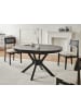 Beliani Runder Tisch TYMIS in Schwarz - (W) 107 x (H) 76 x (L) 107 cm