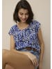 Tamaris Shirtbluse in blau gemustert
