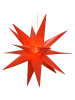 MARELIDA LED Stern 3D hängend für Außen D: 40cm in rot