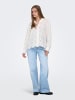 ONLY Jeans mit weitem Bein in Light Blue Denim