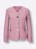 creation L Woll-Mix-Blazer in rosé