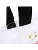 Mr. & Mrs. Panda Tote Bag Schwein Glück mit Spruch in Weiß