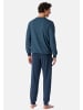 Schiesser Schlafanzug Comfort Essentials in Deep blue