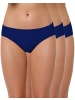 Yenita® Hüftslip 3er Set, Seamless, Mikrofaser in marine