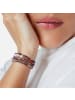 Lulu & Jane Armband aus Metall-Legierung mit Glas und Süßwasser-Zuchtperle in gelbgold